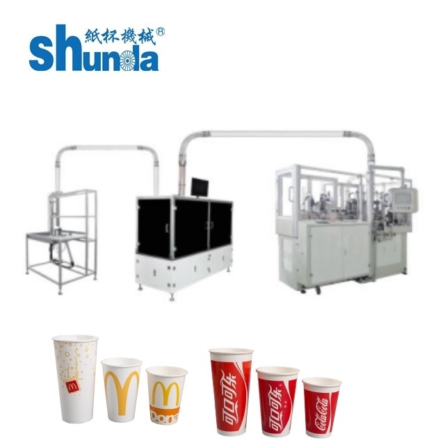 Automatic Disposable Coffee Cup Sealing Machine For Paper Cup Production Plant
